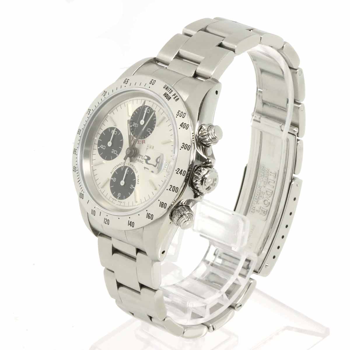 Chrono Time Tiger 79280 Date Automatic Silver Dial Mens Watch