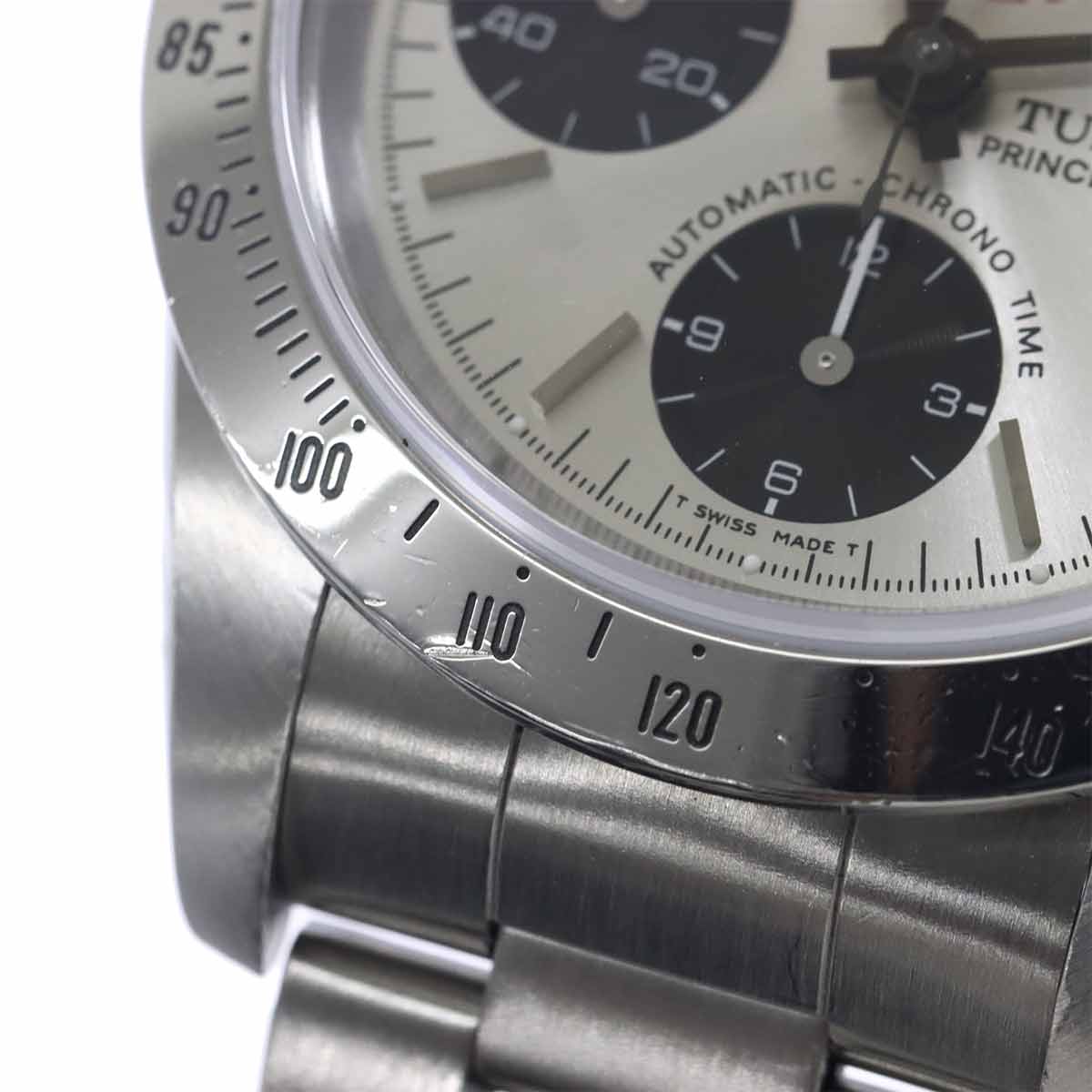 Chrono Time Tiger 79280 Date Automatic Silver Dial Mens Watch