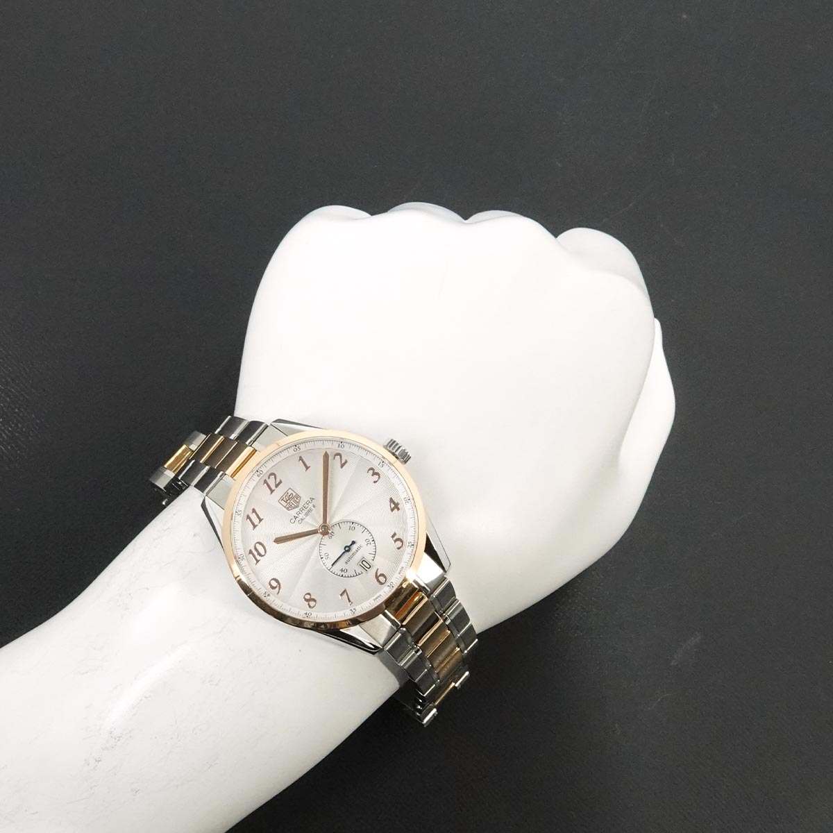 Carrera WAS2151 K18PG Automatic Silver Dial Mens Watch