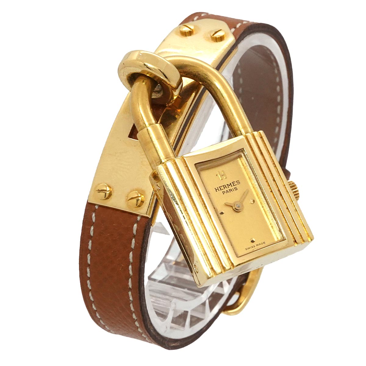 Kelly Watches Quartz Gold Dial Vintage Cadena Ladies Watch