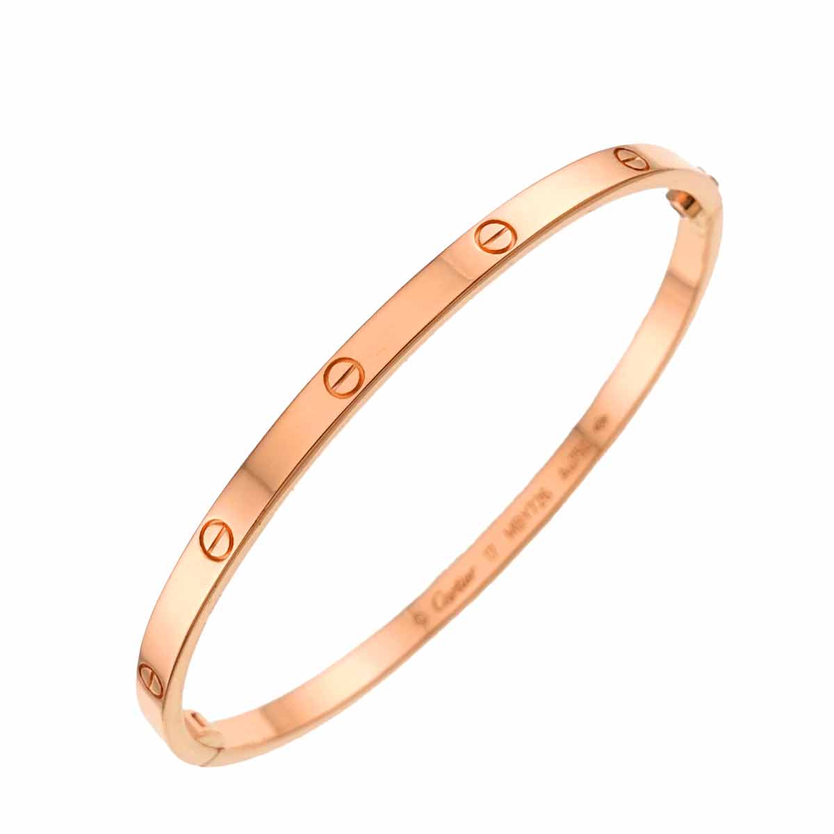 Love Bracelet SM Bangle 18K Pink Gold 750 Size17