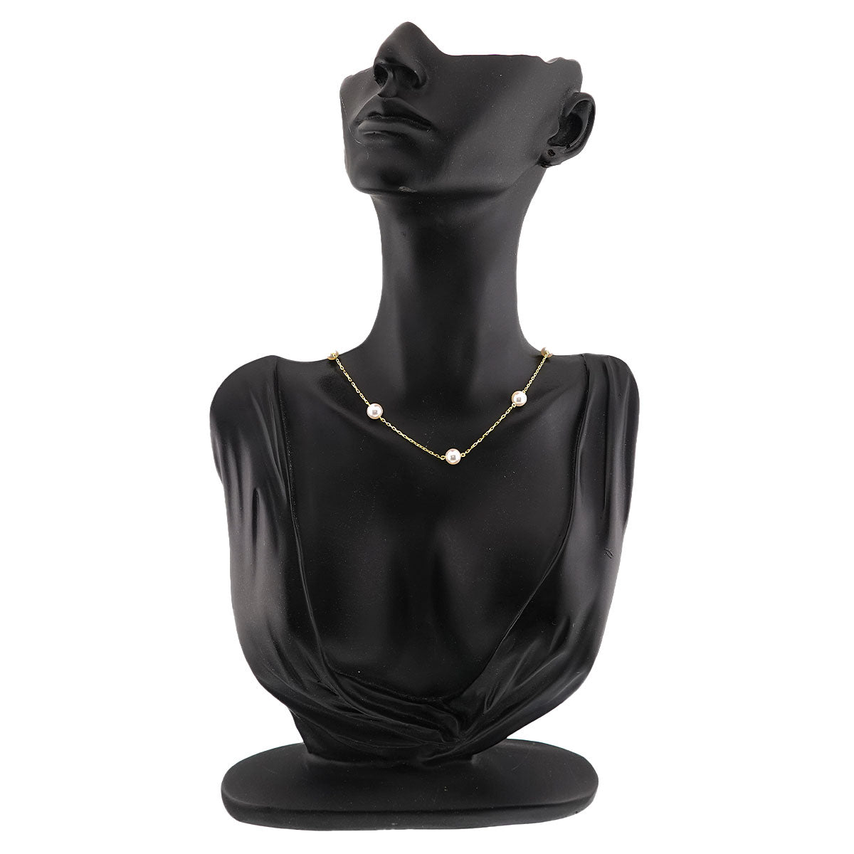 Akoya Pearl 6.4-4.9mm Necklace 18K YG 750
