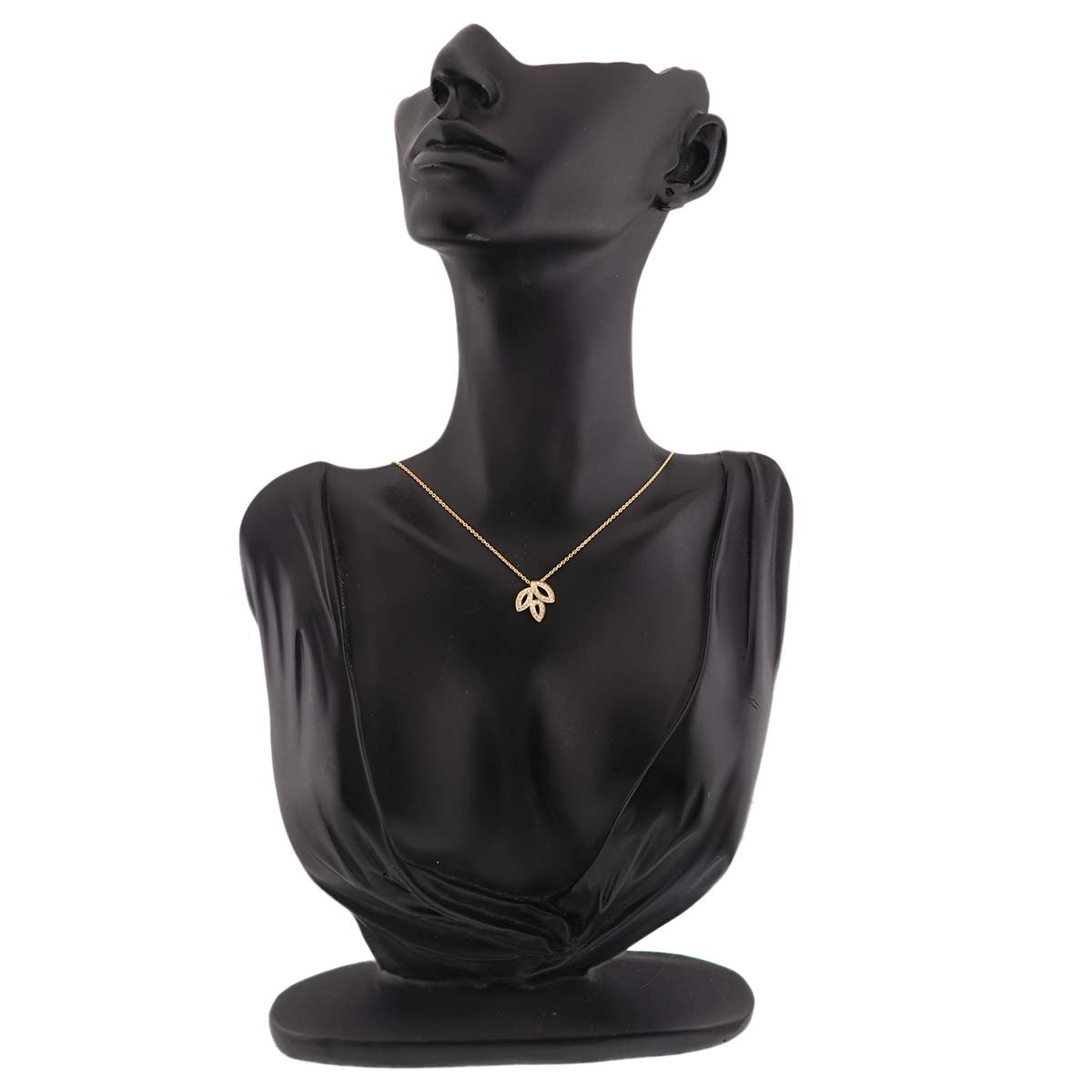 Lily Cluster Mini Diamond Necklace 18K Yellow Gold 750