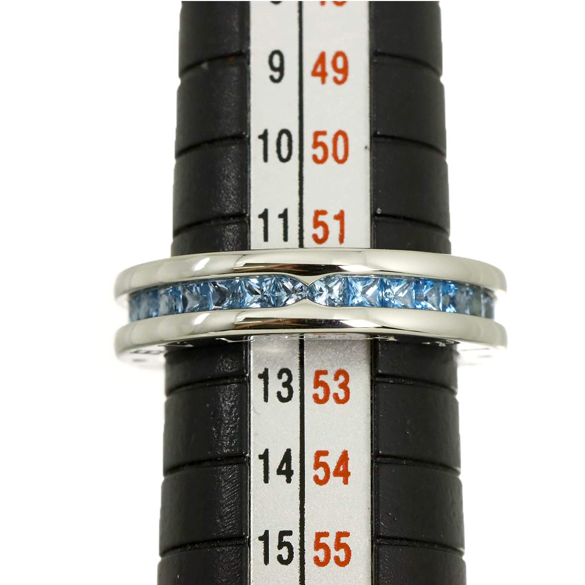 B-ZERO1 1 BAND Topaz Ring 18K White Gold 750 Size52 6(US)