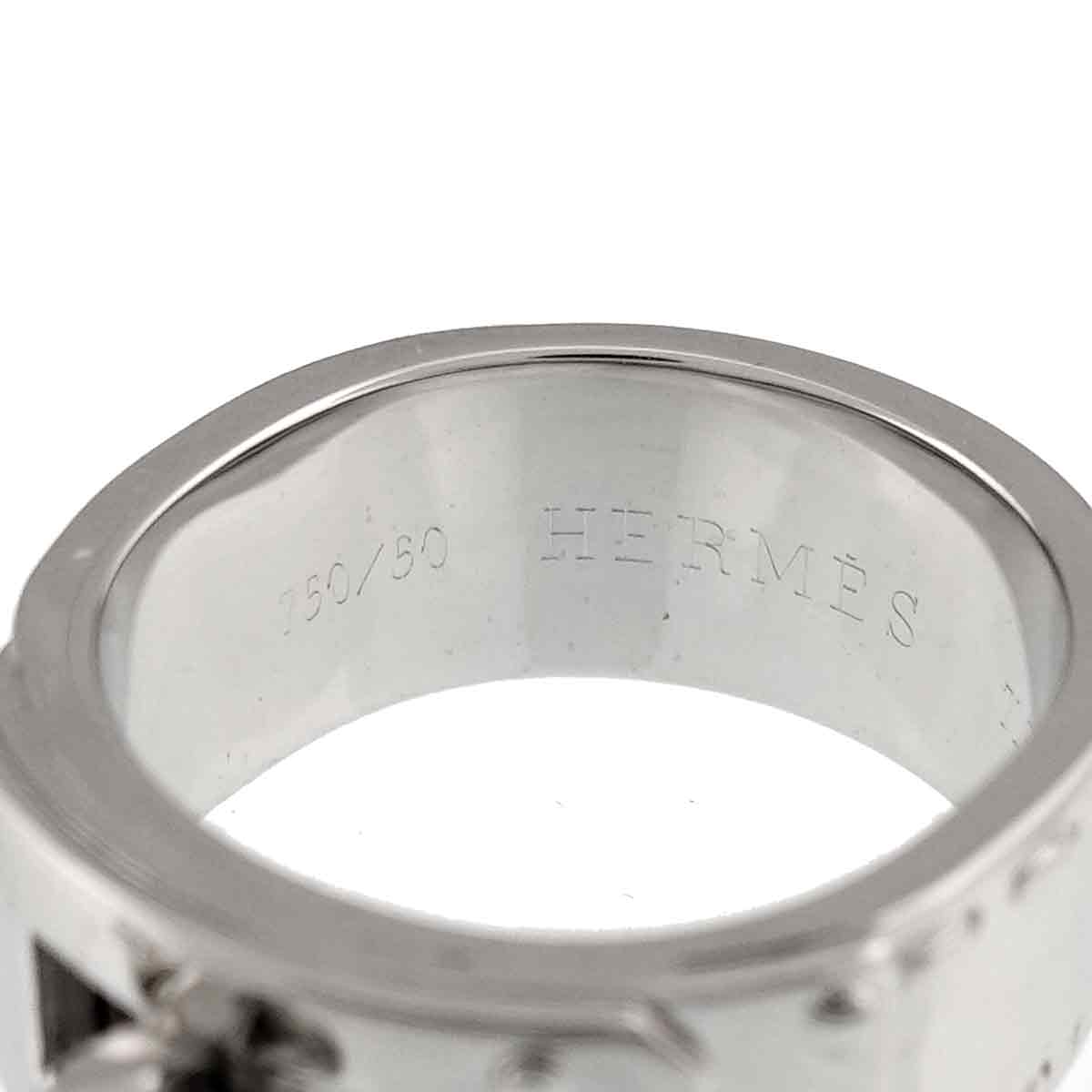 Kelly Diamond Ring 18K WG 750 Size50 4.5-4.75(US)