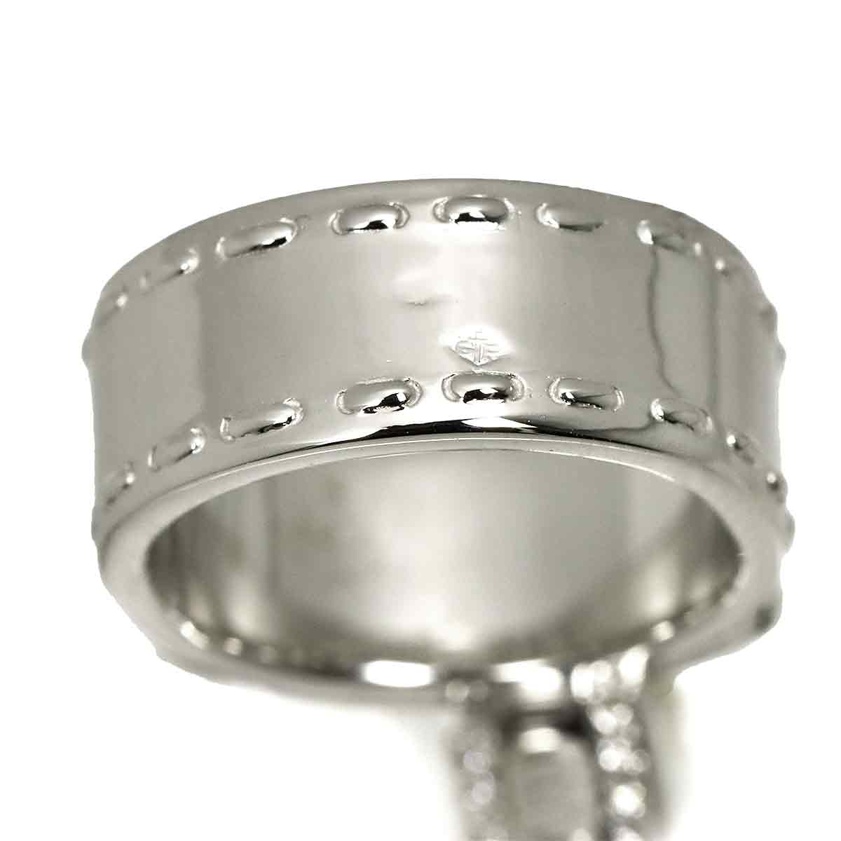 Kelly Diamond Ring 18K WG 750 Size50 4.5-4.75(US)