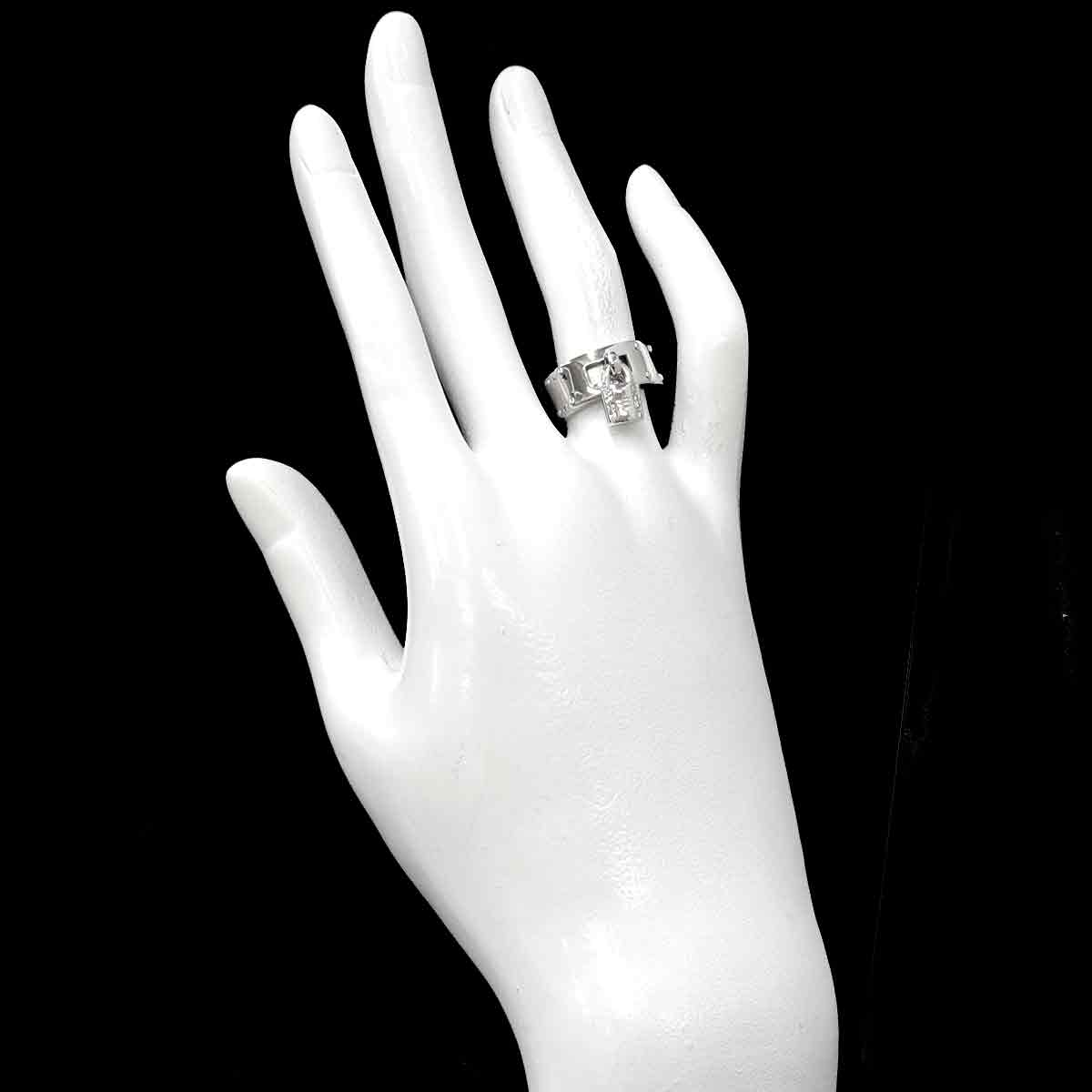 Kelly Diamond Ring 18K WG 750 Size50 4.5-4.75(US)