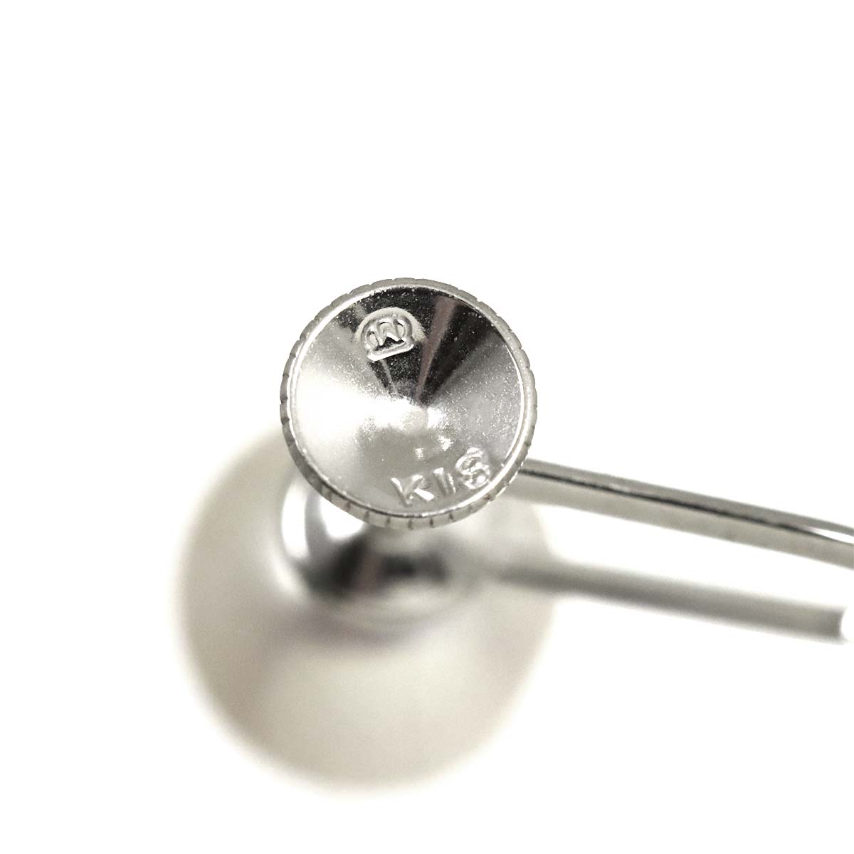 Akoya Pearl 7.0mm Earrings 18K WG 750
