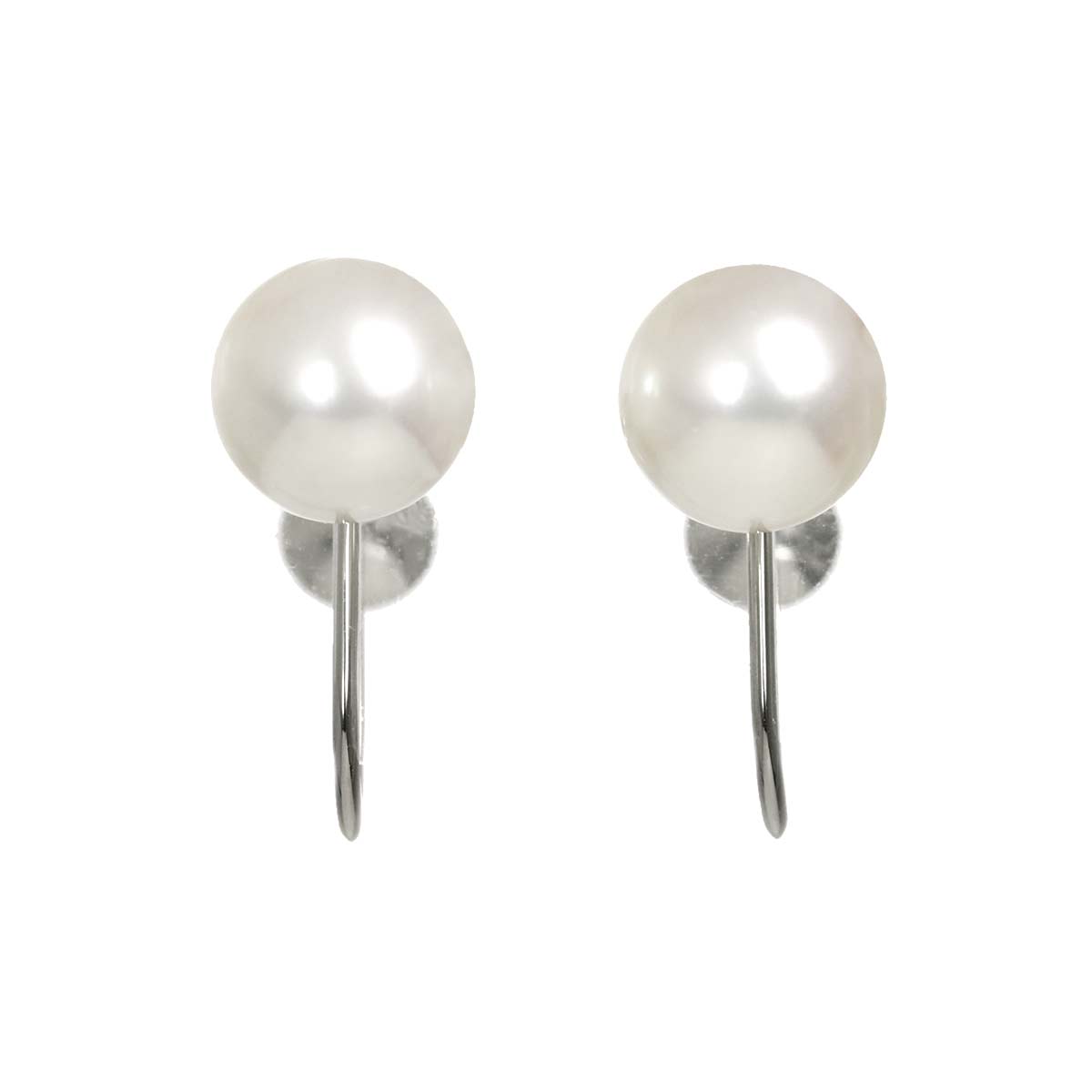 Akoya Pearl 7.0mm Earrings 18K WG 750
