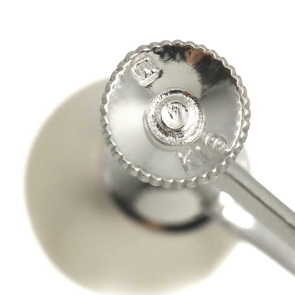 Akoya Pearl 7.0mm Earrings 18K WG 750