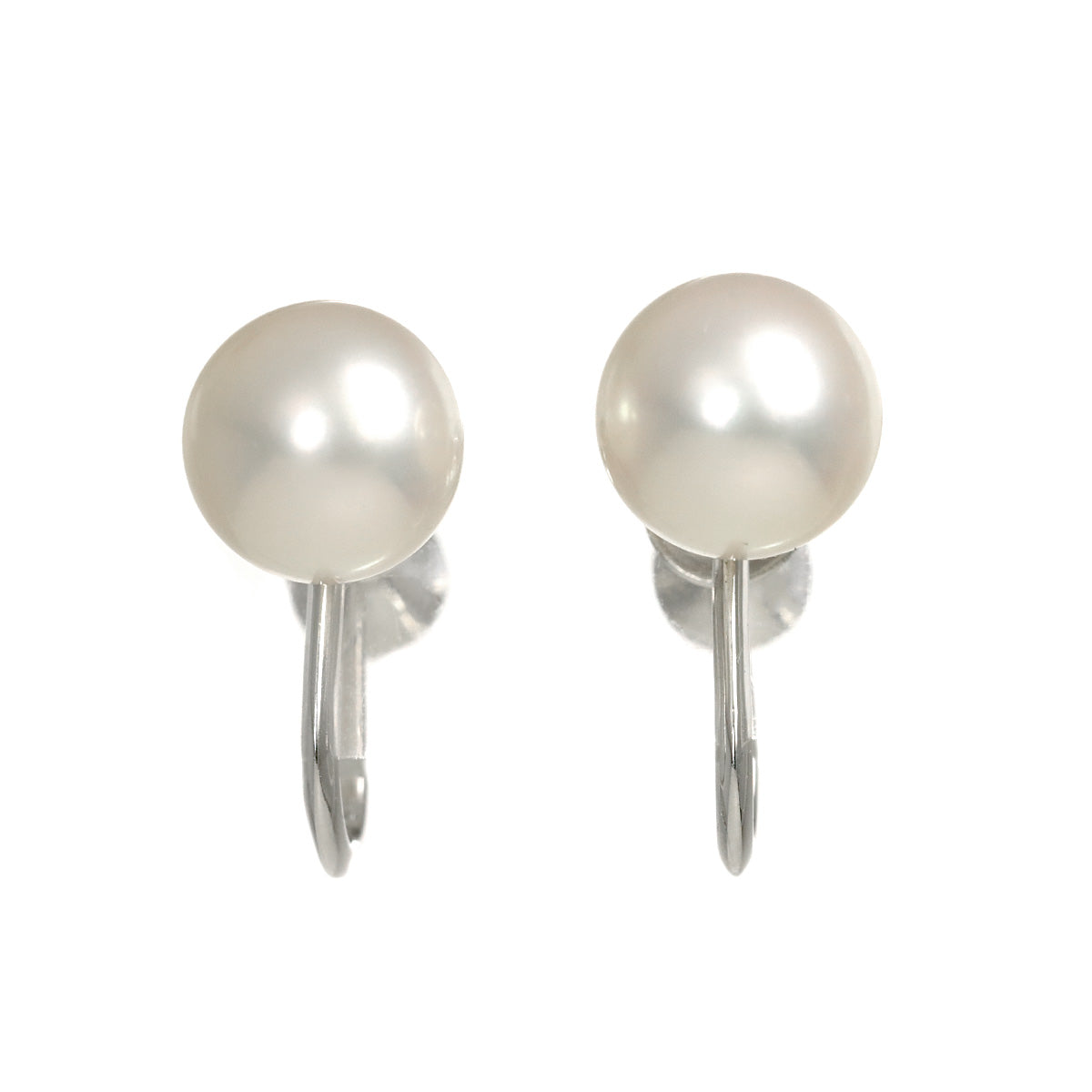 Akoya Pearl 7.0mm Earrings 18K WG 750