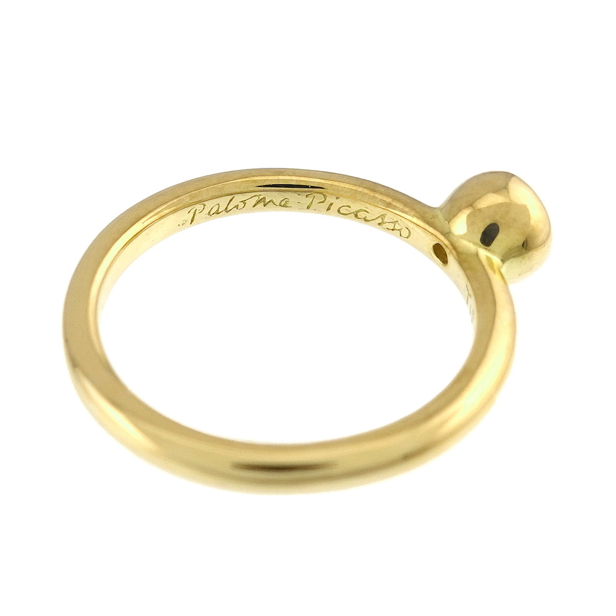 Sapphire Ring 18K Yellow Gold 750 Size4.5(US)