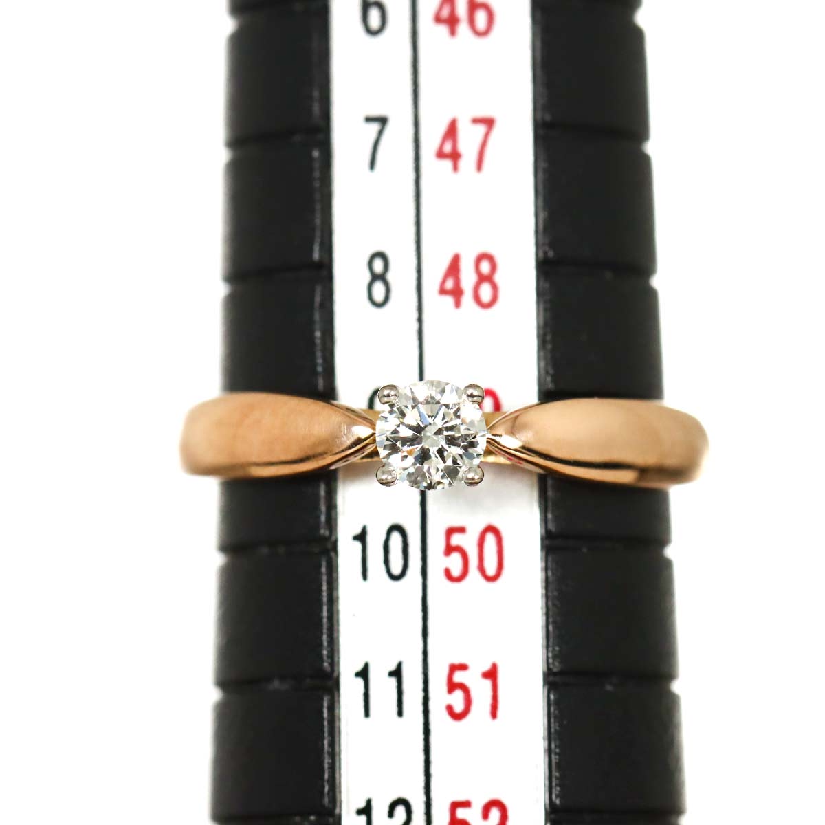 Harmony Diamond 0.18ct Ring Pt 18K PG 750 Size5-5.25(US)