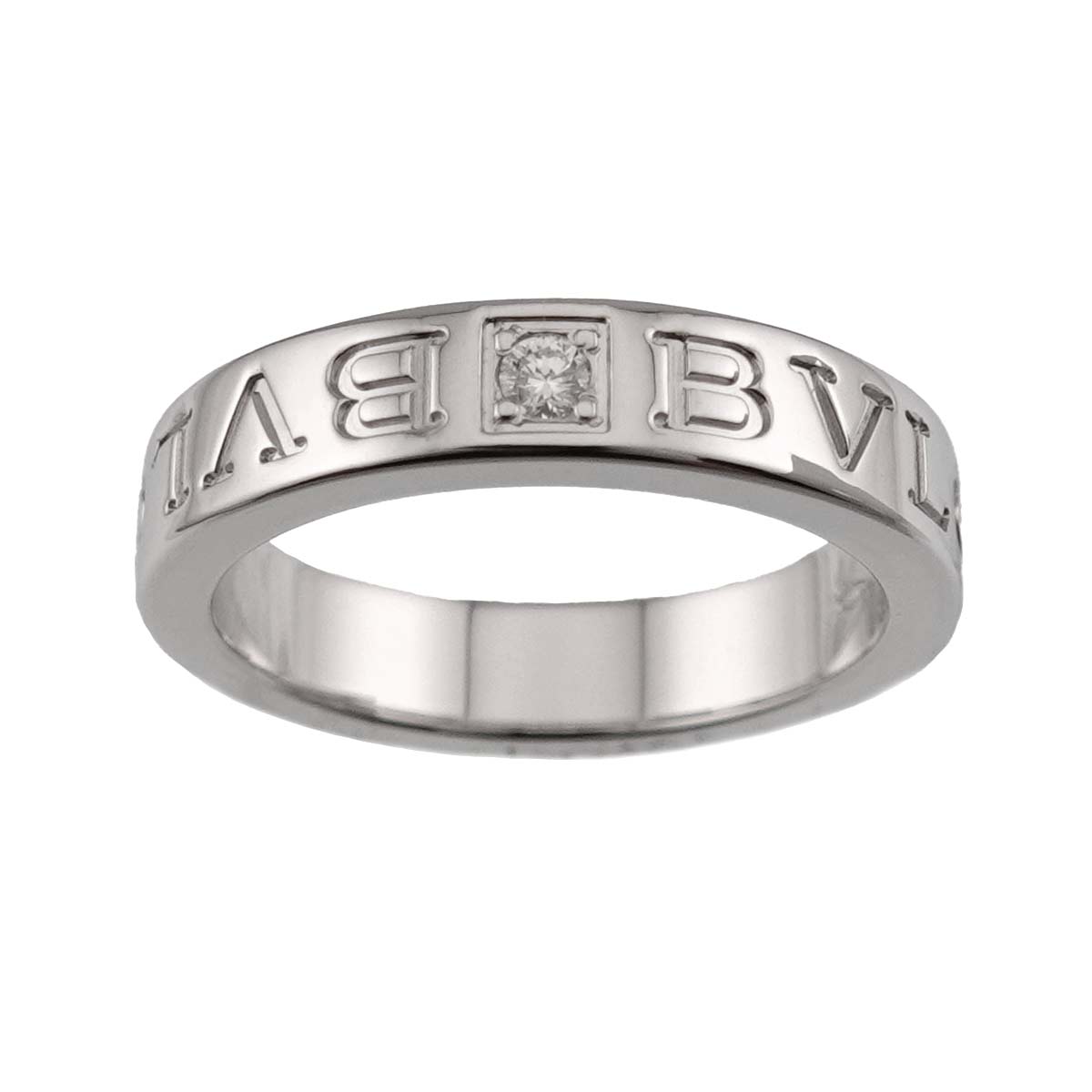 B-ZERO1 Diamond Ring 18K WG 750 size5.25-5.5(US)