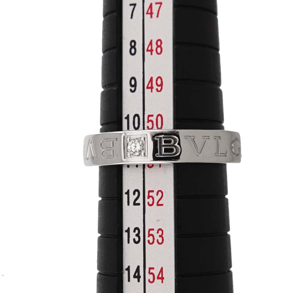 B-ZERO1 Diamond Ring 18K WG 750 size5.25-5.5(US)