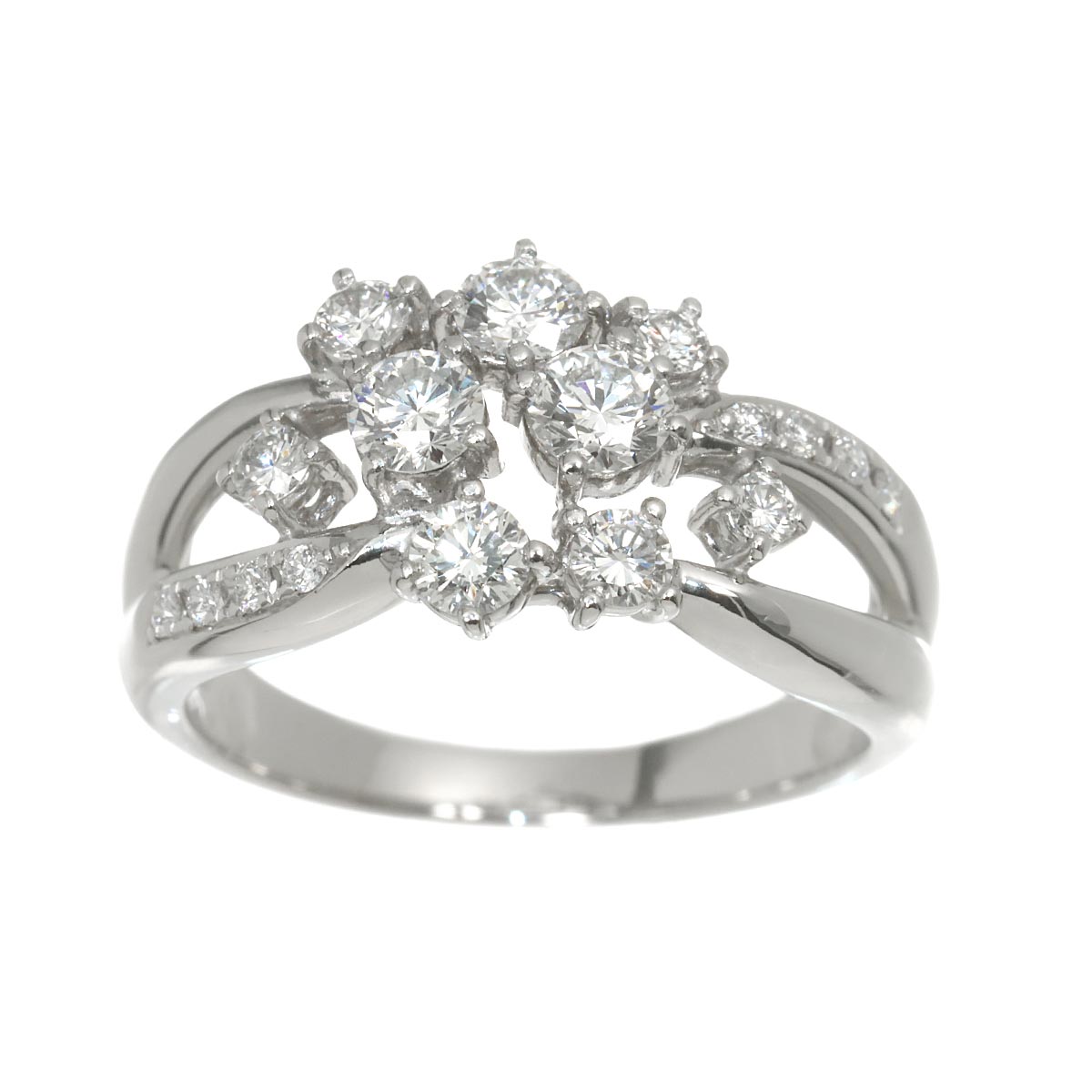 Diamond 0.83ct Ring Platinum Size6.25-6.5(US)