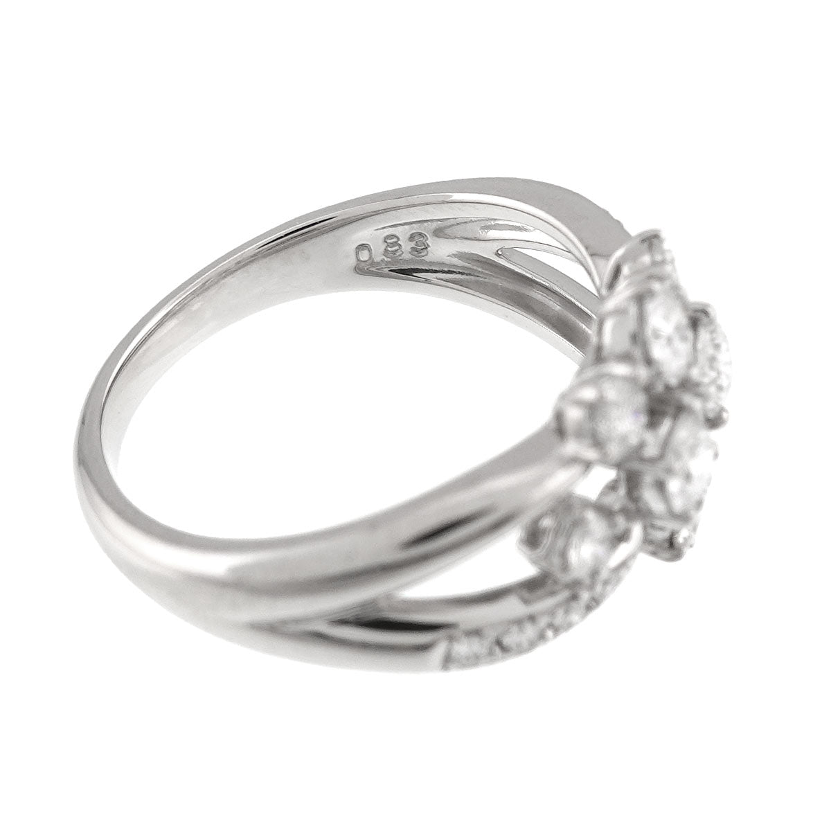 Diamond 0.83ct Ring Platinum Size6.25-6.5(US)