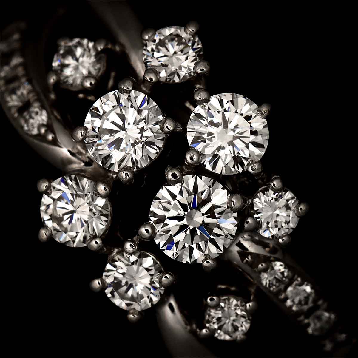 Diamond 0.83ct Ring Platinum Size6.25-6.5(US)