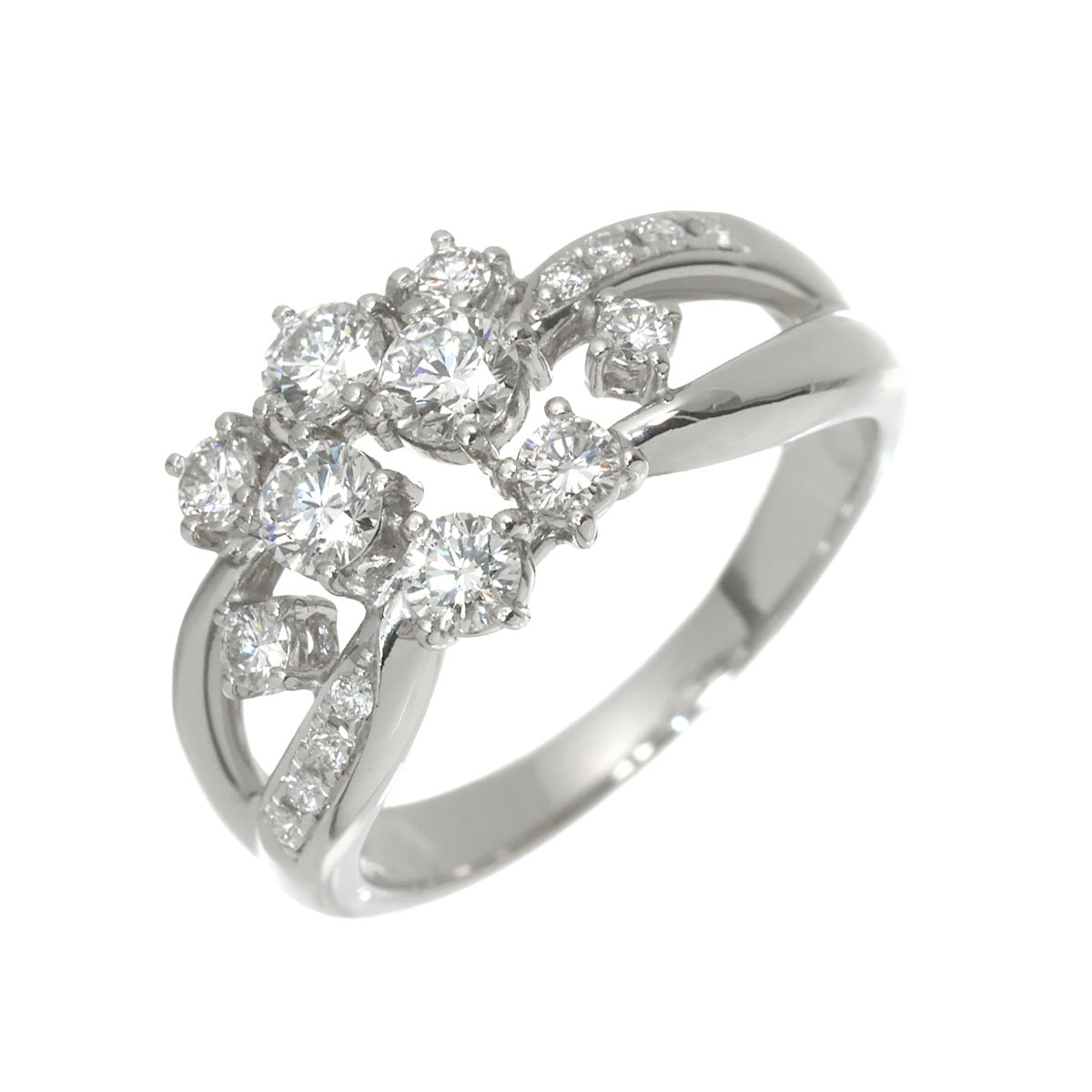 Diamond 0.83ct Ring Platinum Size6.25-6.5(US)