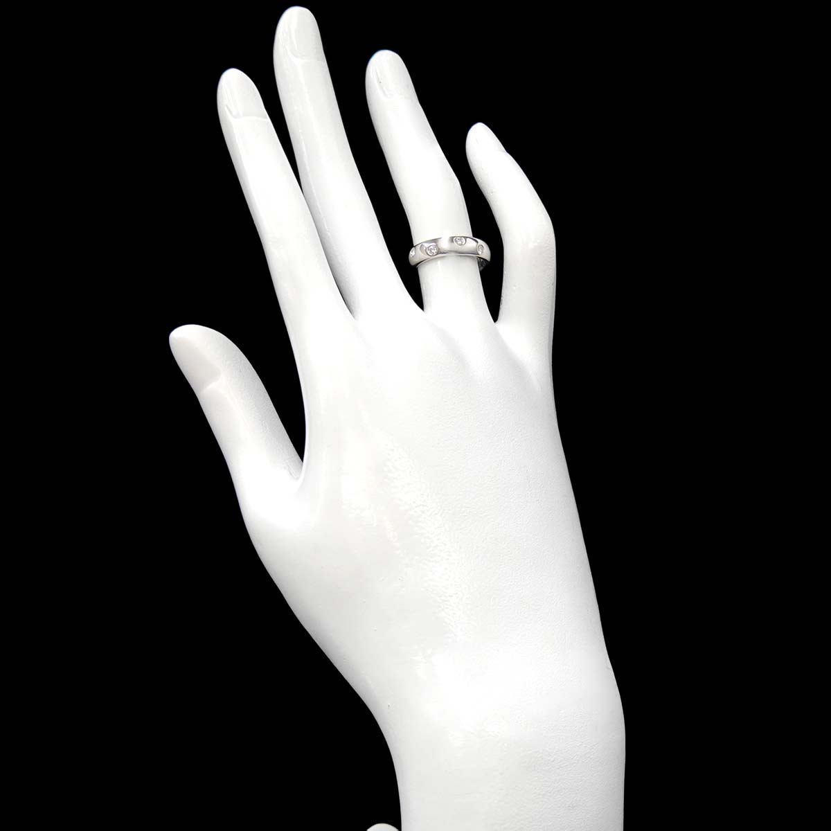 Dots Diamond Ring Platinum Size4-4.5(US)