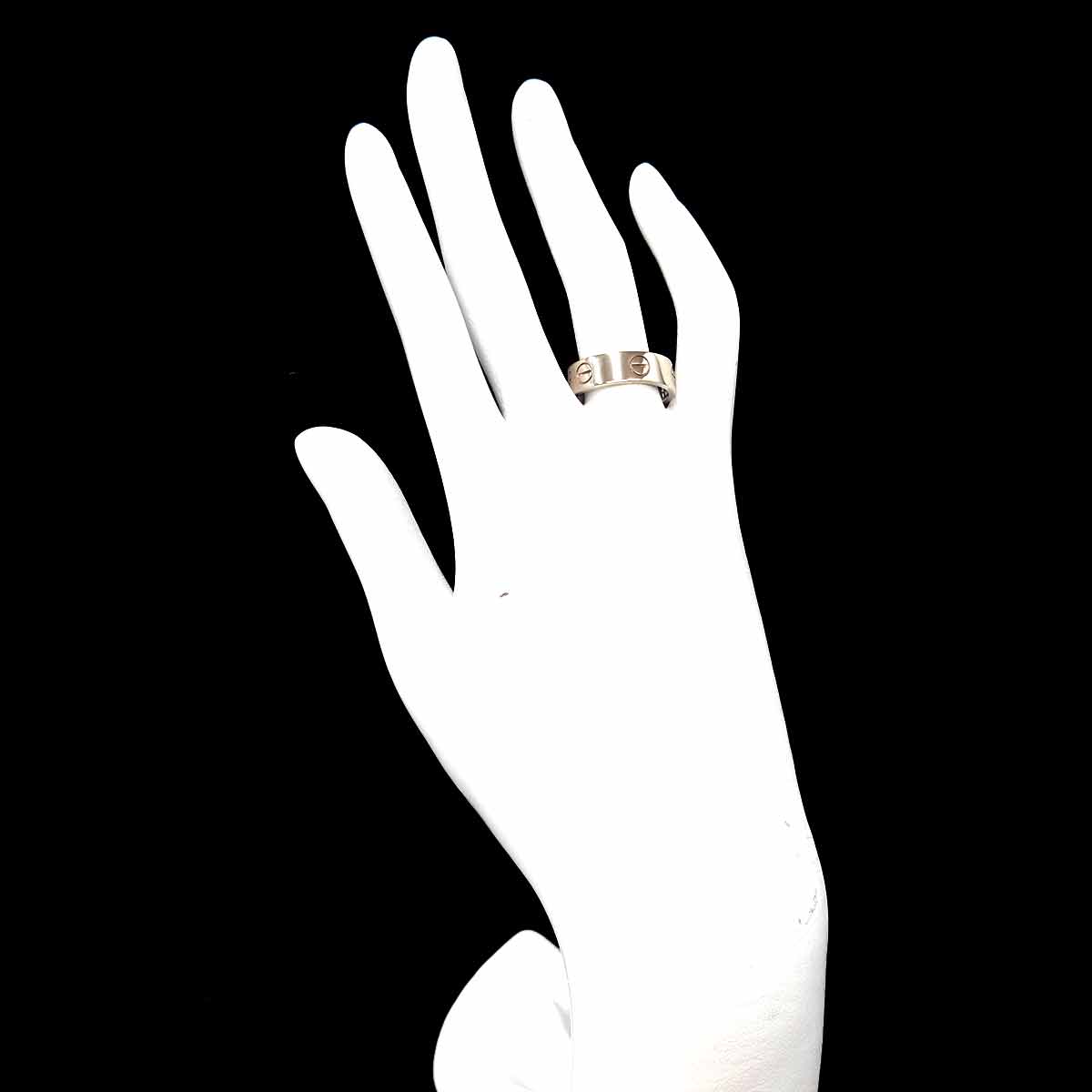 Love Ring 18K White Gold 750 size57 7.5(US)