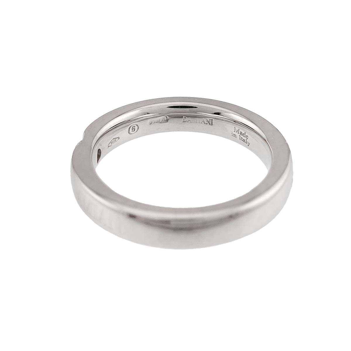 LE FEDI Diamond Ring 18K White Gold 750 size4(US)