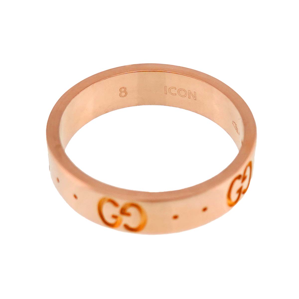 Icon Ring 18K PG Pink Gold 750 Size8 4-4.5(US)
