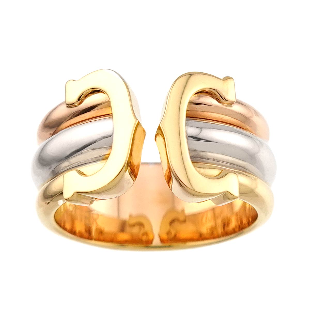 C2 Ring 18K YG WG PG 750 Size48 4.5(US)