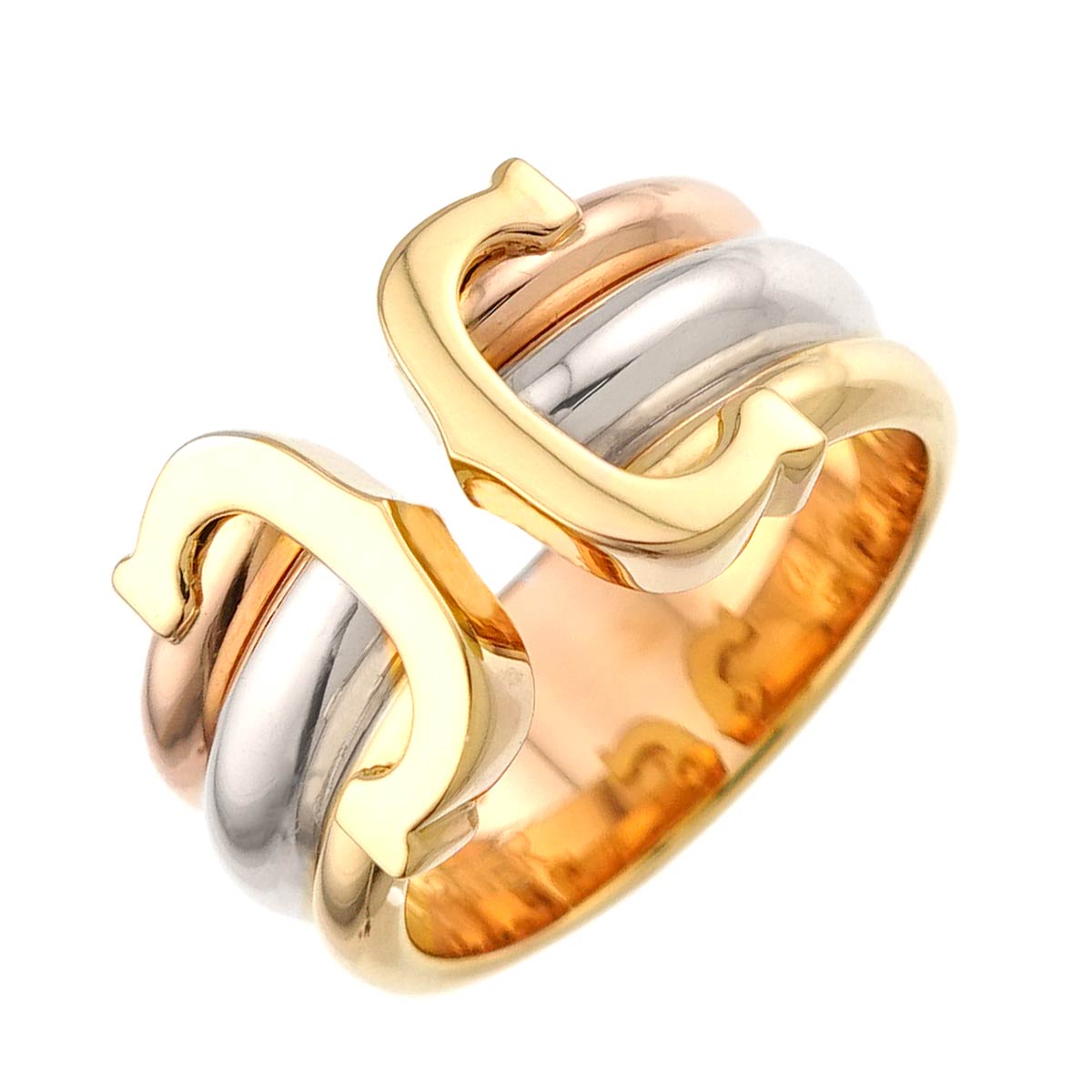 C2 Ring 18K YG WG PG 750 Size48 4.5(US)