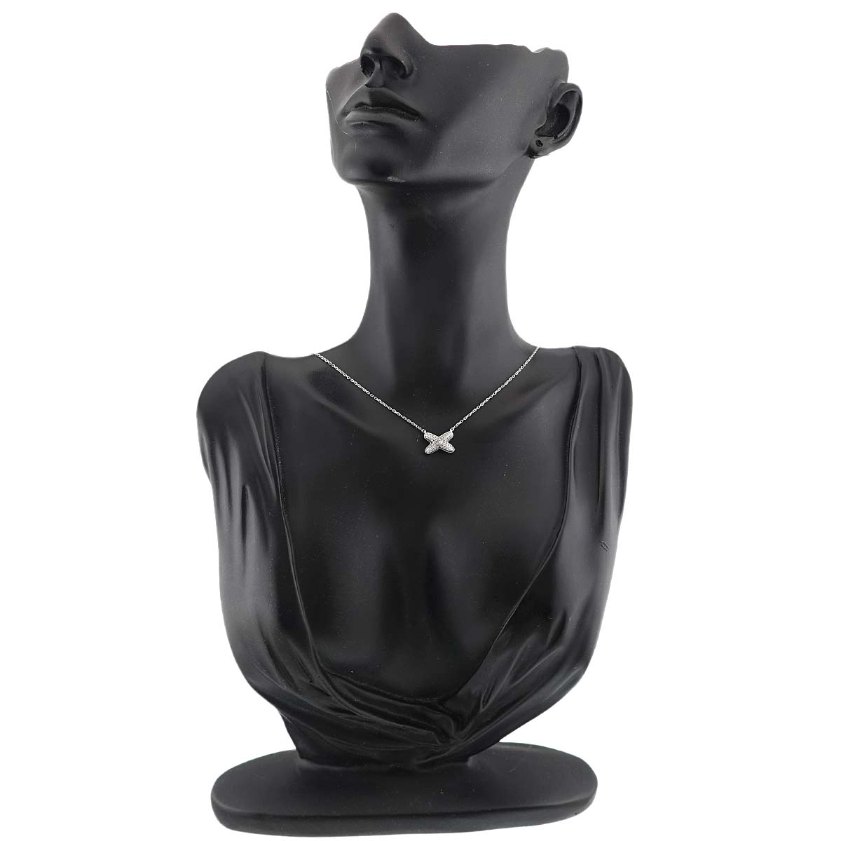 Liens Diamond Necklace 18K WG White Gold 750