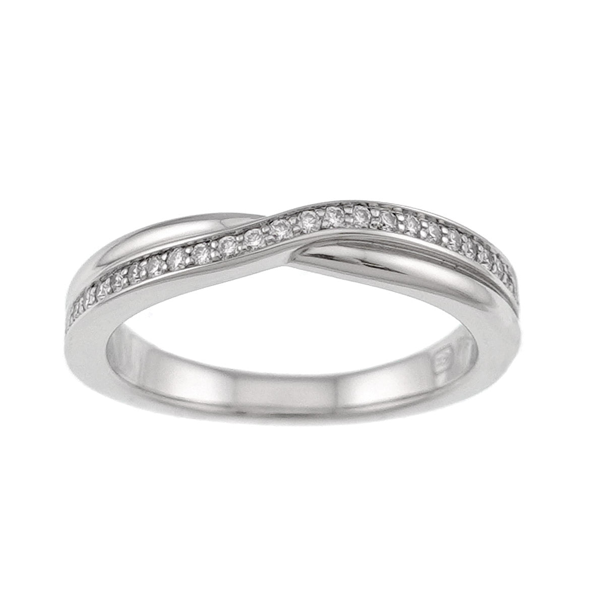 Diamond Ring Pt Platinum size4.75-5(US)