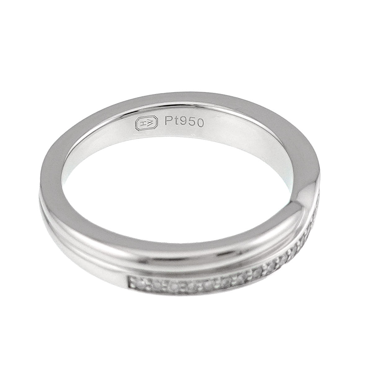 Diamond Ring Pt Platinum size4.75-5(US)