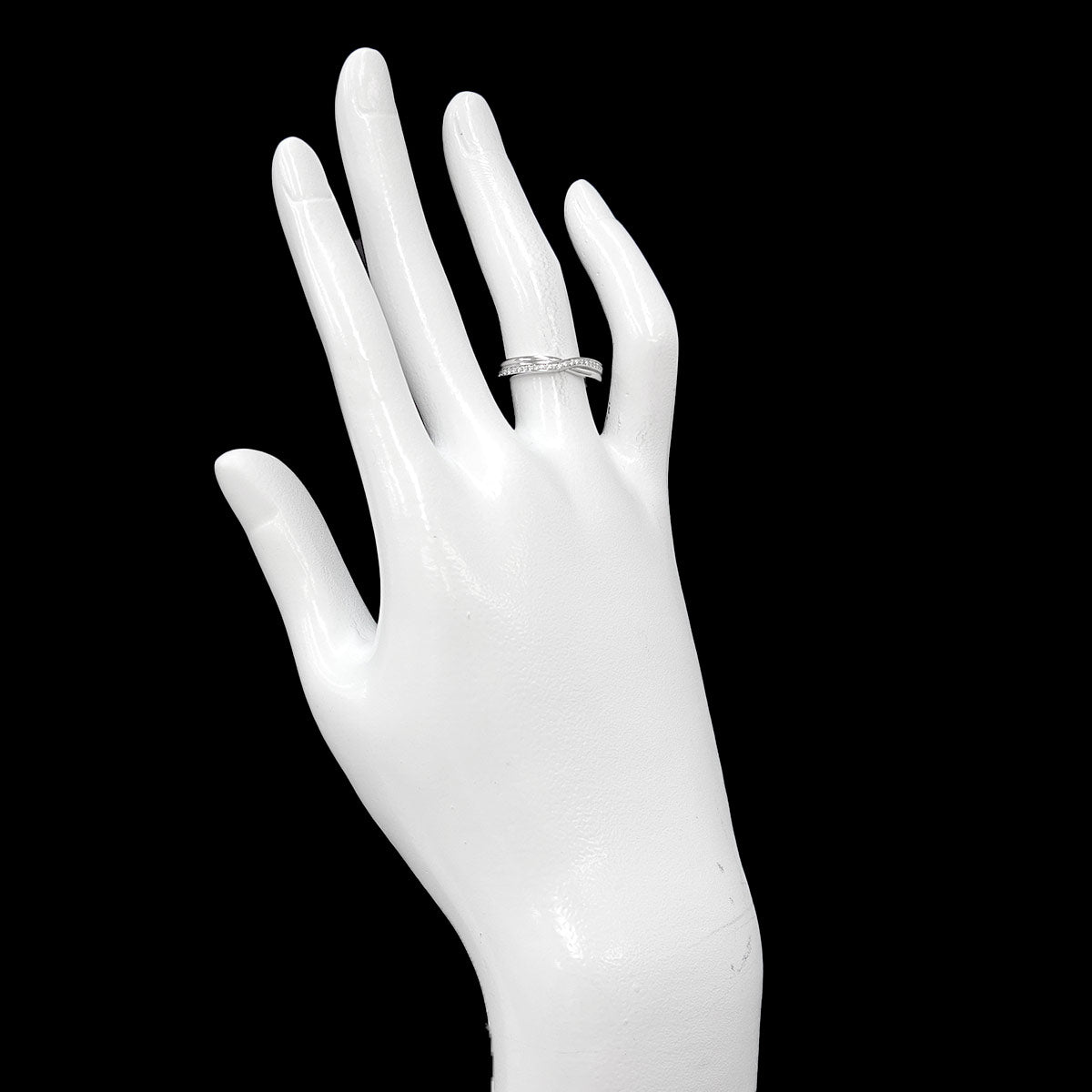 Diamond Ring Pt Platinum size4.75-5(US)