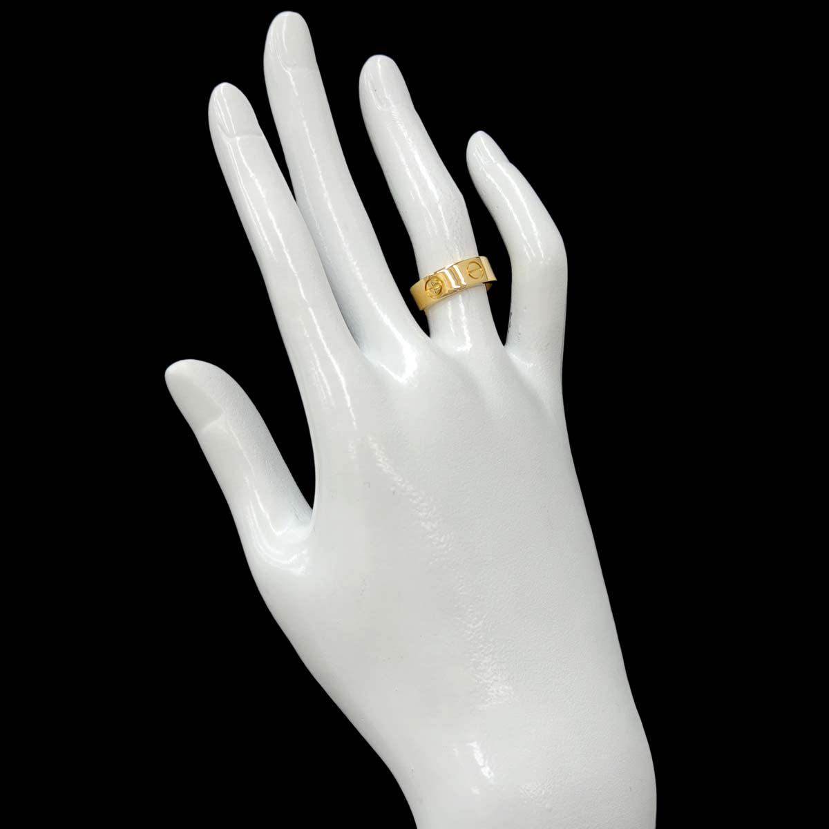 Love Ring 18K Yellow Gold 750 size49 4.5(US)