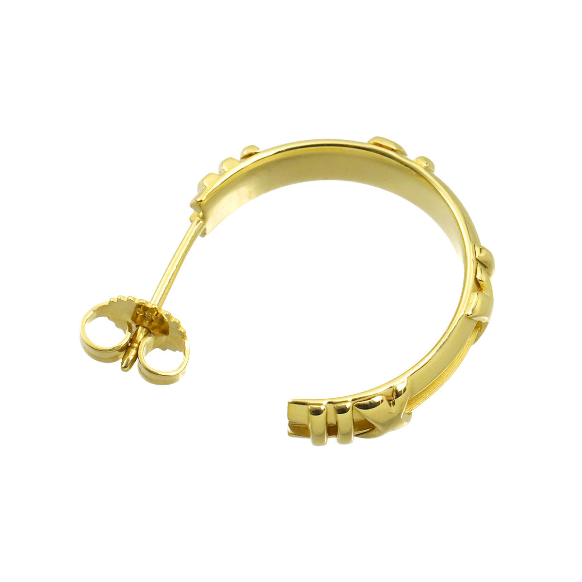Atlas Earring Pierced 18K YG 750 One Piece only