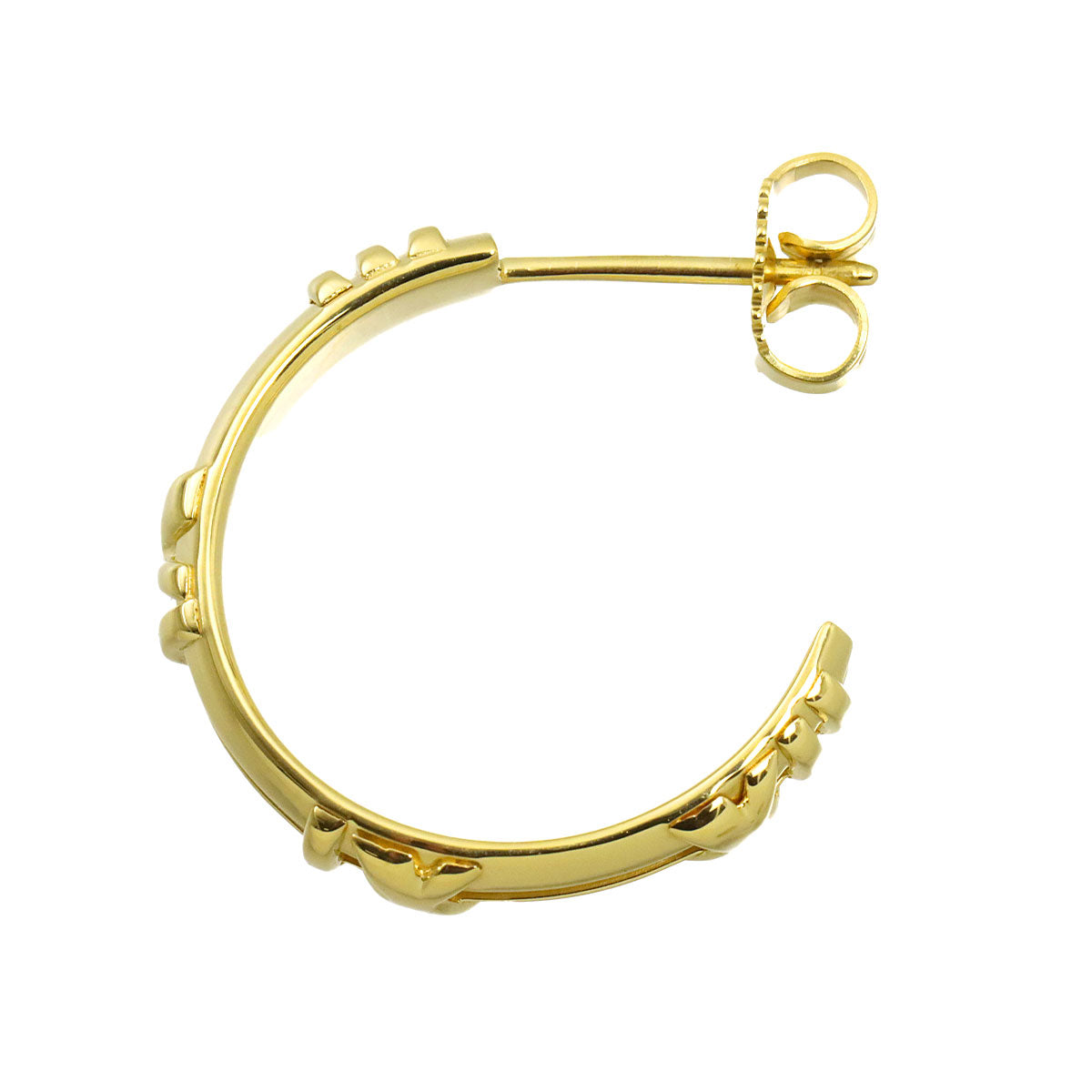 Atlas Earring Pierced 18K YG 750 One Piece only