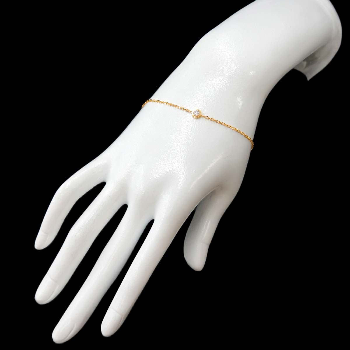d Amour Diamond Bracelet MM 18K Yellow Gold 750