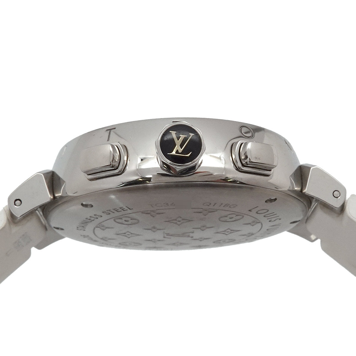 Tambour Lovely Cup Q11BG Chronograph Date Black Dial