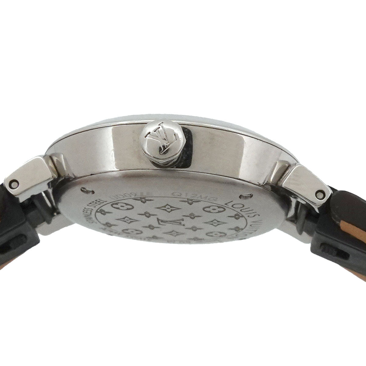 Tambour Slim Q12MG Silver Dial 8P Diamond Ladies Watch