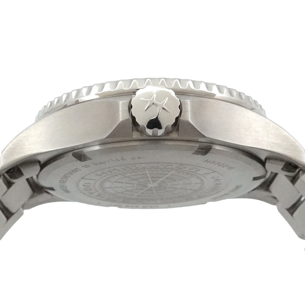 Khaki Navy Scuba H822210 Quarts White Dial Mens