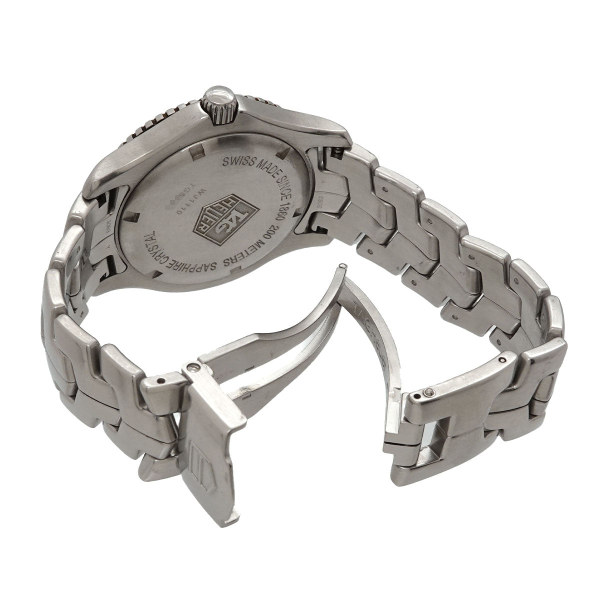 Link WJ1110 Date Quartz Black Dial Mens Watch
