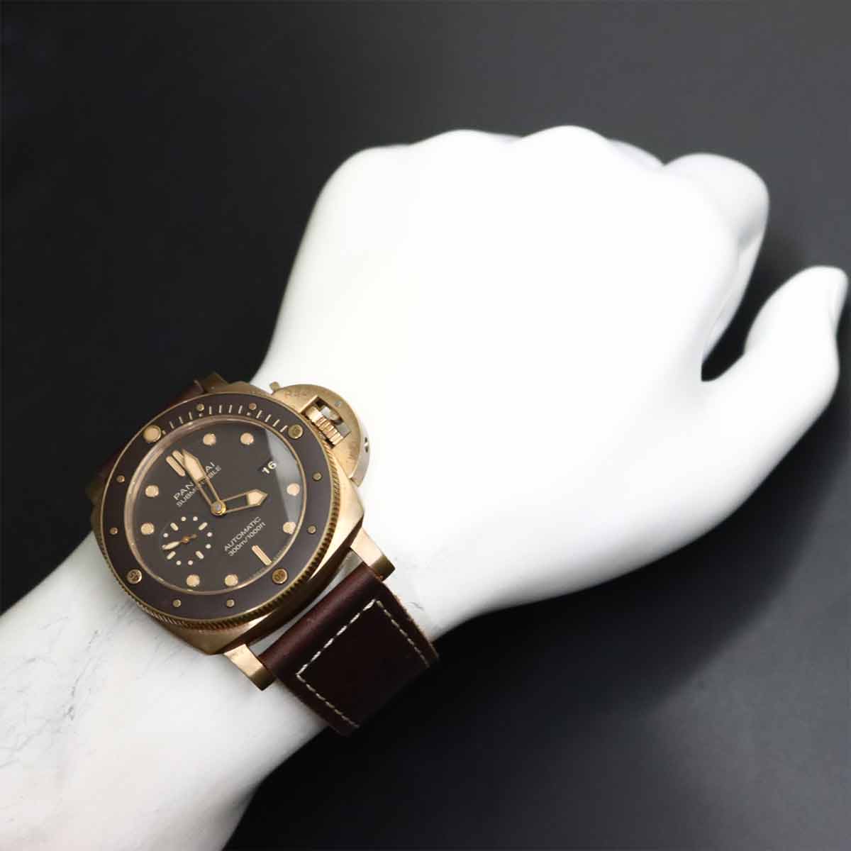Submersible Bronzo PAM00968 Brown Dial Mens Watch