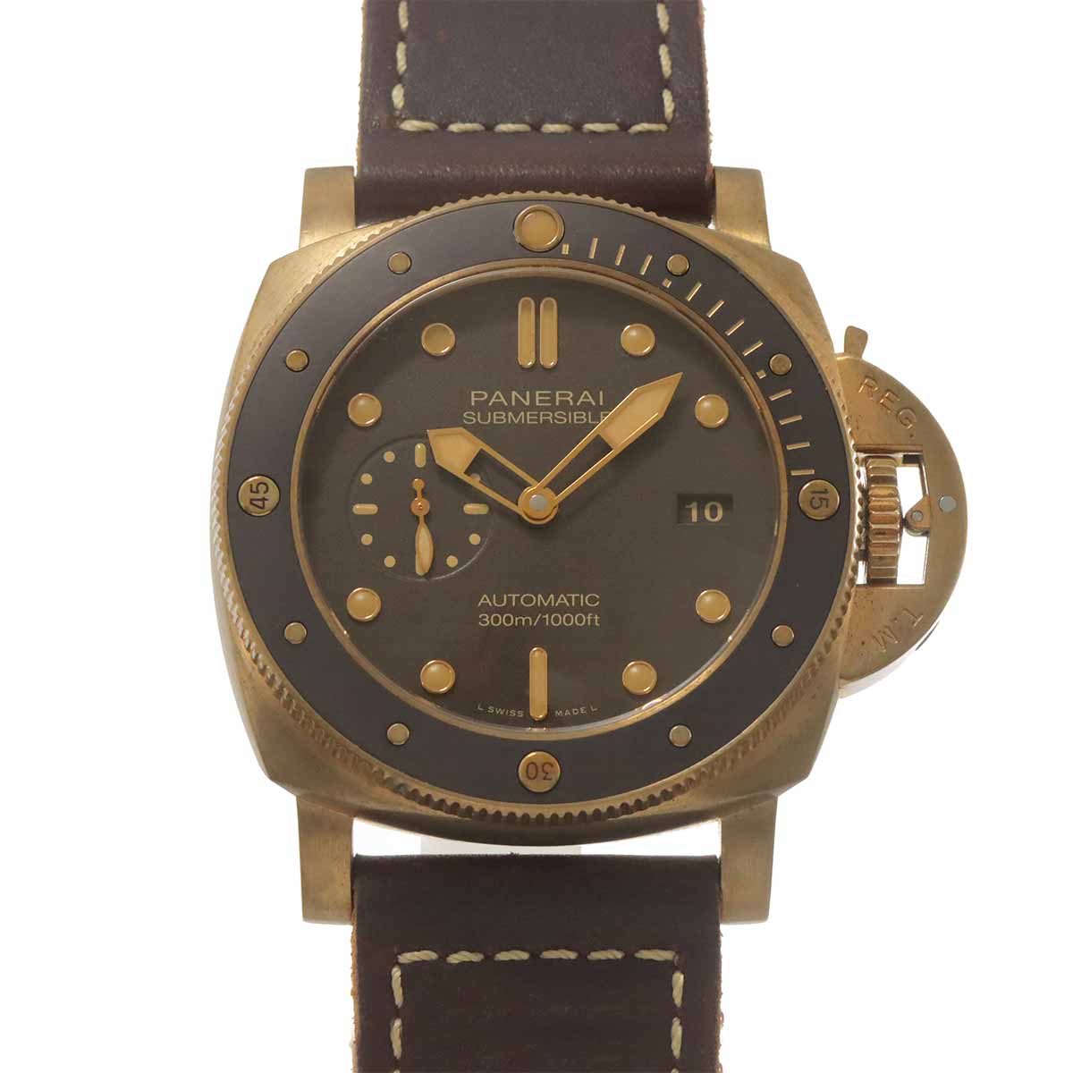 Submersible Bronzo PAM00968 Brown Dial Mens Watch