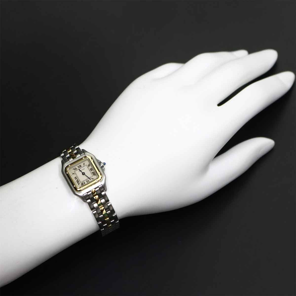 Panthere one Row SM Quartz W25029B5 YG Ladies Watch