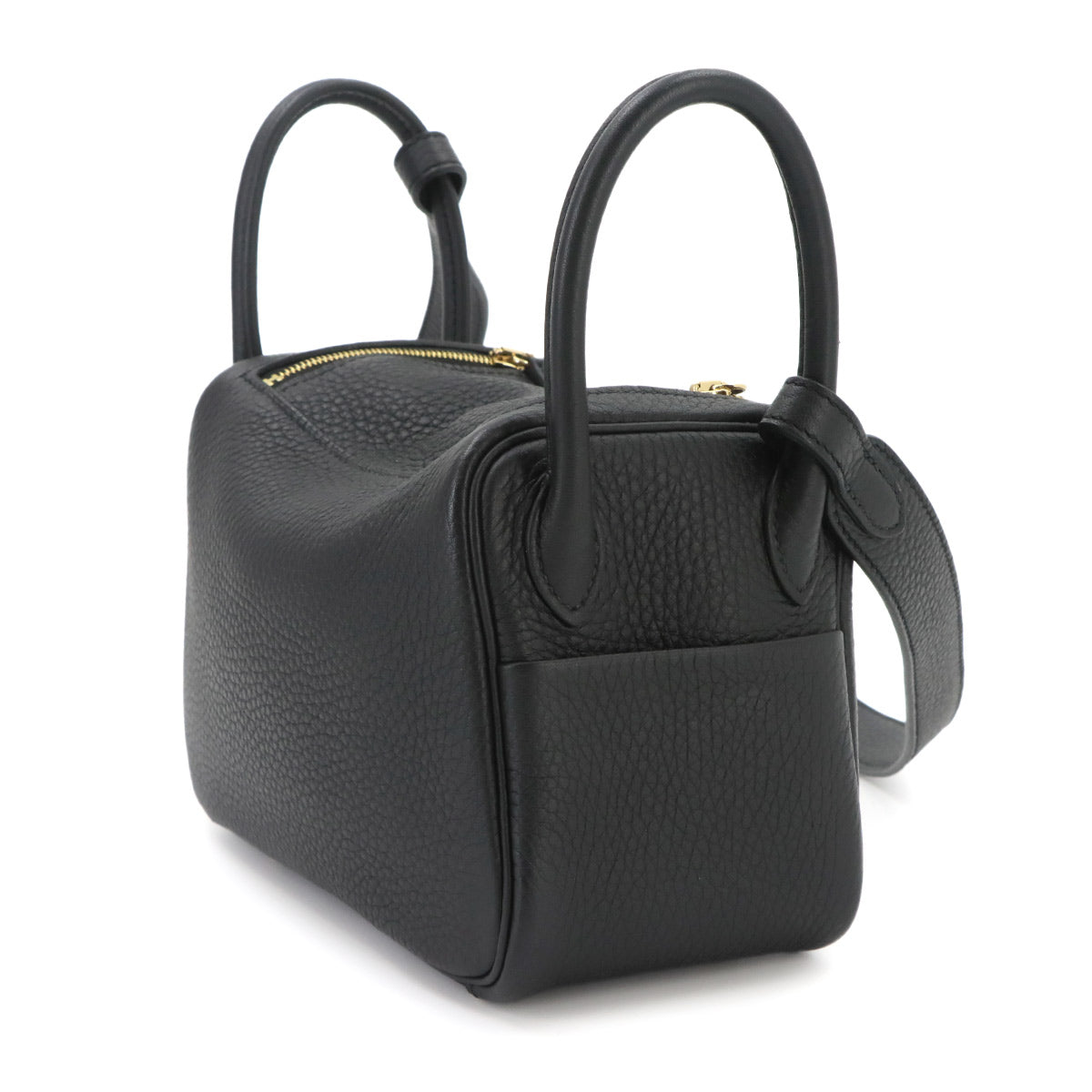 Lindy Mini 2way Hand Shoulder Bag Taurillon Clemence Black
