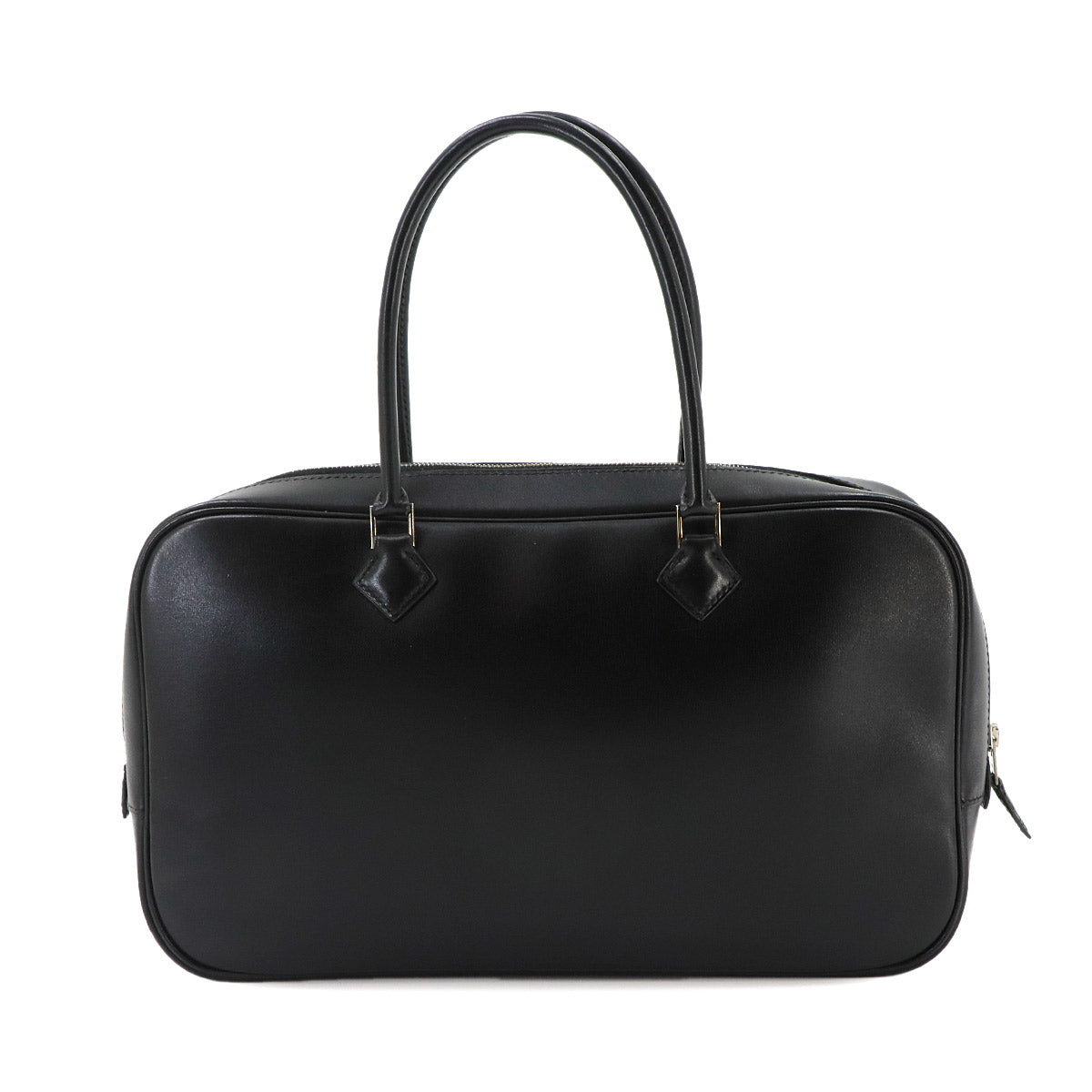 Plume Elan 28 Hand Bag Box calf Black Purse