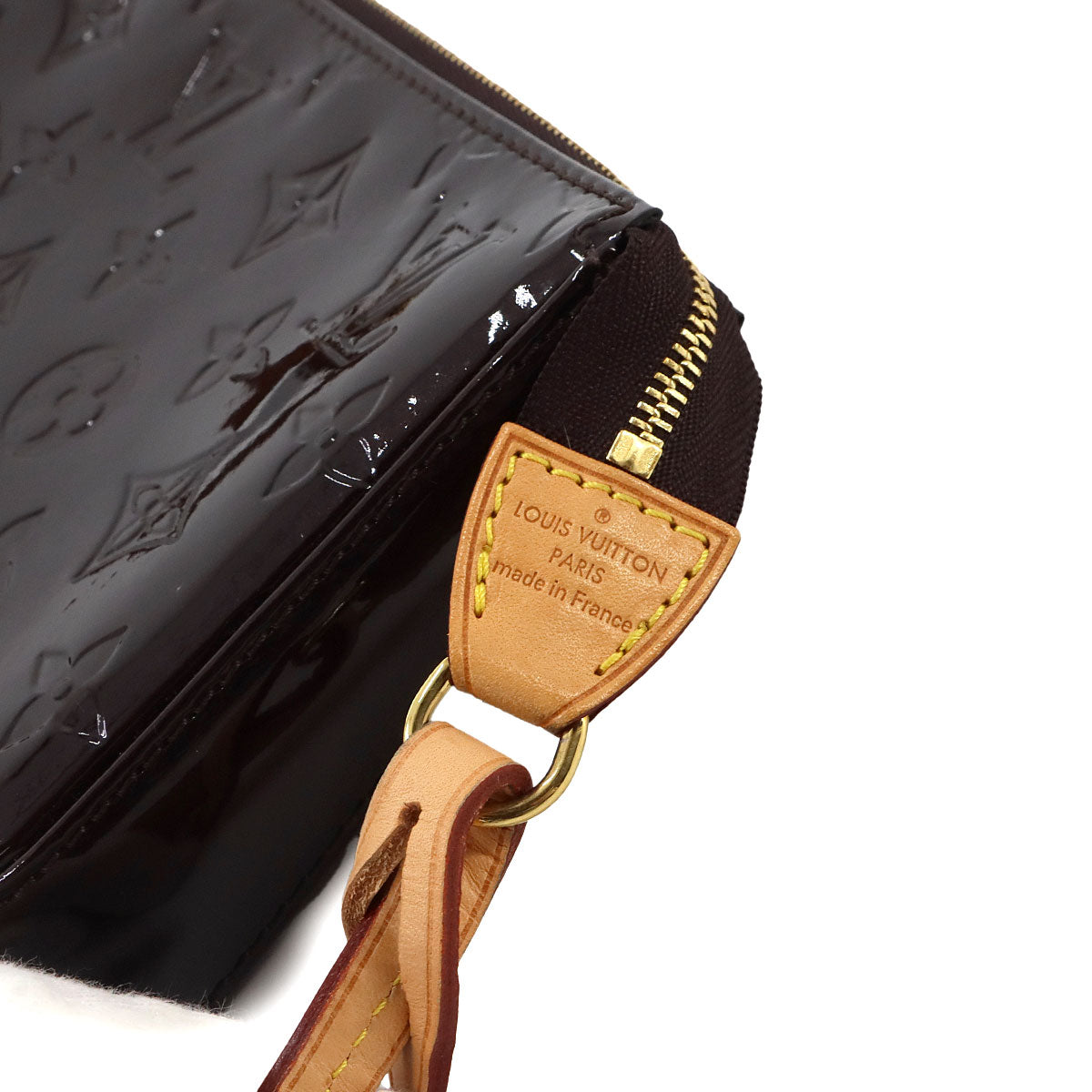 Vernis Pochette Accessoires Hand Bag Amarante M91576