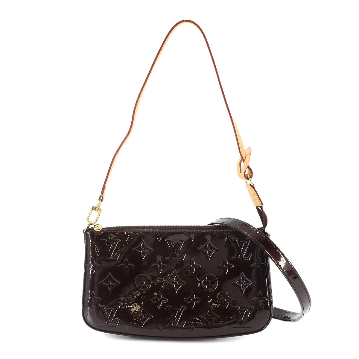 Vernis Pochette Accessoires Hand Bag Amarante M91576