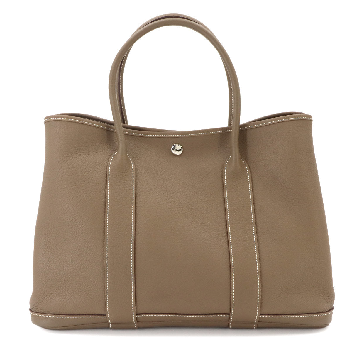 Garden Party PM Tote Bag Negonda Leather Etoupe Purse