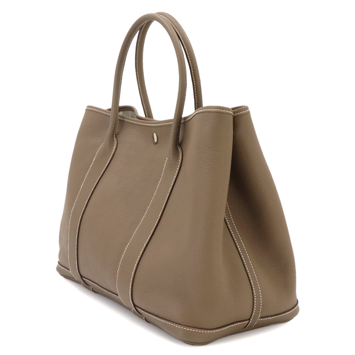 Garden Party PM Tote Bag Negonda Leather Etoupe Purse